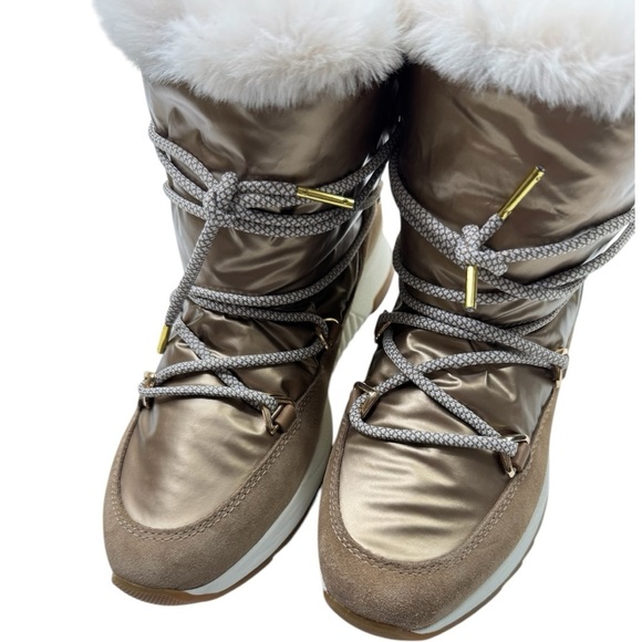 Geox Womens Falena Brown Snow Boots Size 9 - Picture 11 of 13
